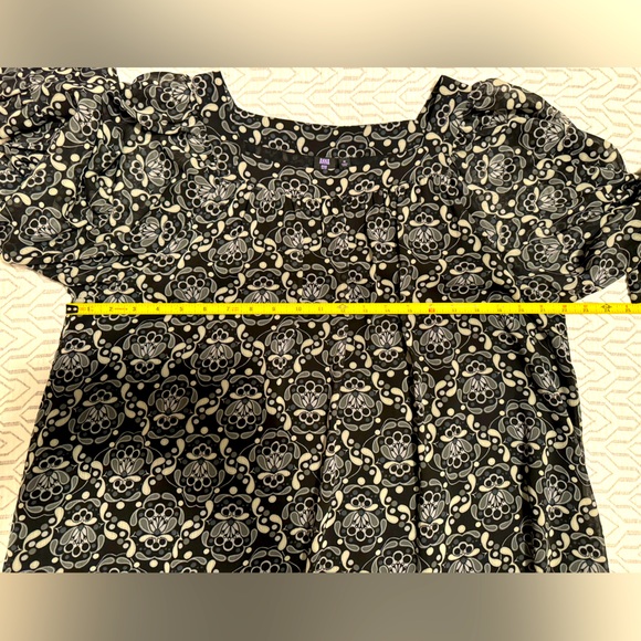 Anna Sui for Uniqlo Chiffon Mini Dress Sz M - Picture 7 of 9